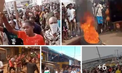 Sit-At-Home: Two Traders Killed As Protest Rocks Enugu Market Over Sealing Of 107 Shops [Video]