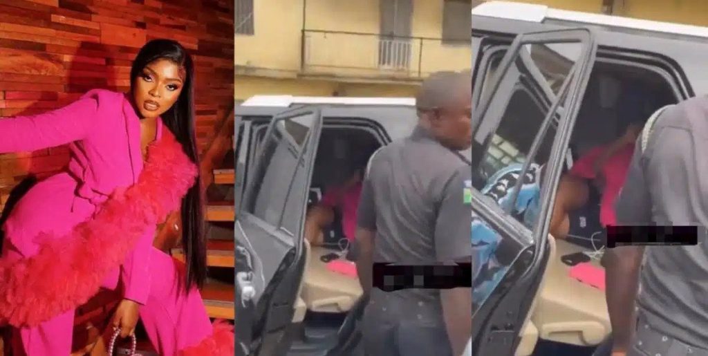 Caramel Plug Uses Police To Arrest Vendor Who Called Her Out Over 'Free Cloth' [Video]