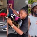 Adekunle Gold Surprises His Wife, Simi With Brand New Mercedes Benz [Video]