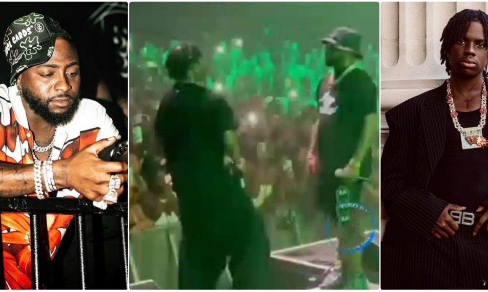 Davido Surprises Fans With Suprise Appearance At Rema's Concert In Houston [Video]