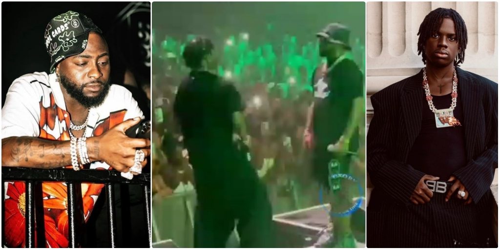 Davido Surprises Fans With Suprise Appearance At Rema's Concert In Houston [Video]