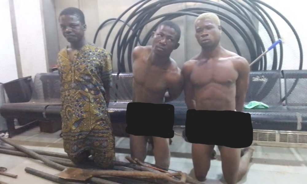Robber Released From Jail After 28 Days Among Cable Thieves Arrested At Lagos Airport 30