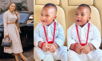 “My Sweetest Little Boy” - Regina Daniels Gushes Over Her Second Son With Ned Nwoko