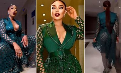 "Miss Radical, You’ve Gone Back To The World” – Netizen Slams Tonto Dikeh Over Her Outfit