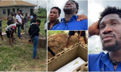 Comedian Nasboi Buries His 20-Year-Old Brother Amidst Tears [Video]