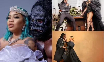 Toyin Lawani Reacts As Her Husband, Segun Wealth Cries Out That He's Tired Of Their Marriage