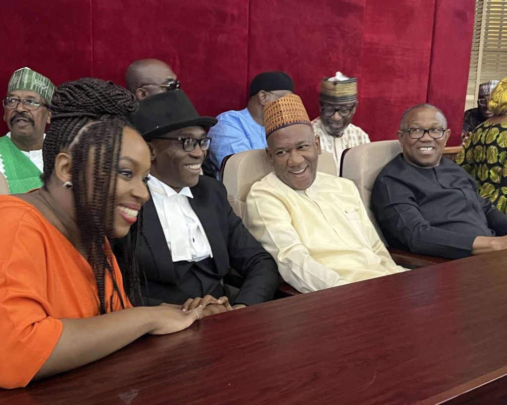 Chimamanda Adichie Joins Peter Obi And Datti-Ahmed At Presidential Tribunal [Video]
