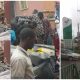 Watch The Moment A Helicopter Crashed In Lagos [Video]
