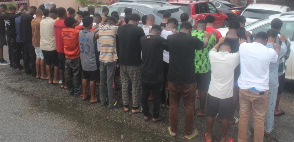 10 Exotic Lexus, Benz, Honda Cars, Others Recovered From 52 Suspected 'Yahoo Boys' Arrested By EFCC 23