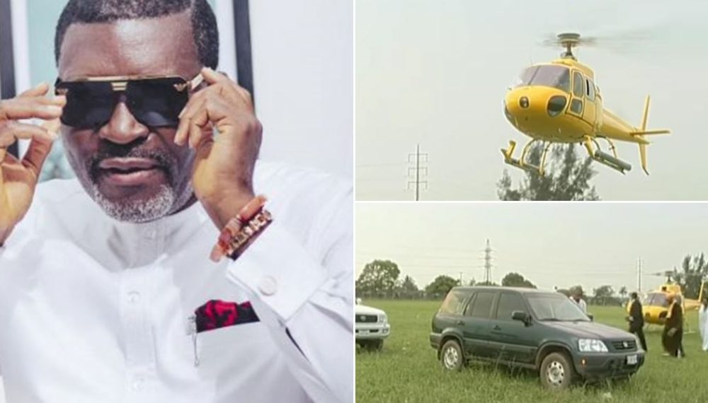 “I'm First Nigerian Actor To Fly In Helicopter In A Movie” – Kanayo O. Kanayo [Video]