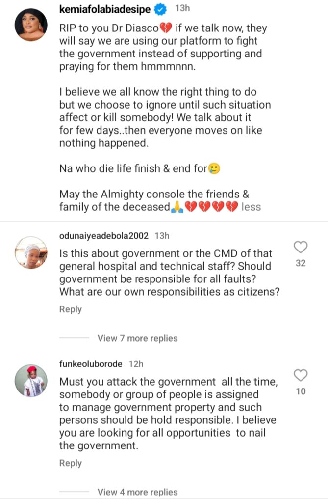 Actress Kemi Afolabi Blames Lagos Government For Death Of Dr Vwaere Diaso 2 Actress Kemi Afolabi Blames Lagos Government For Death Of Dr Vwaere Diaso 1