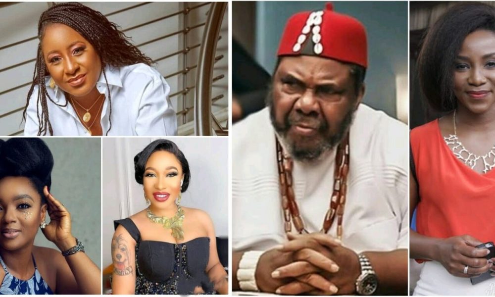 Pete Edochie Drags Chioma Chukwuka, Ireti Doyle, Tonto Dikeh For Divorcing Their Husbands, Praises Genevieve [Video]