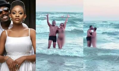 Bovi Ugboma And Wife, Kris Asimonye Renews Their Wedding Vows On Beach [Video]