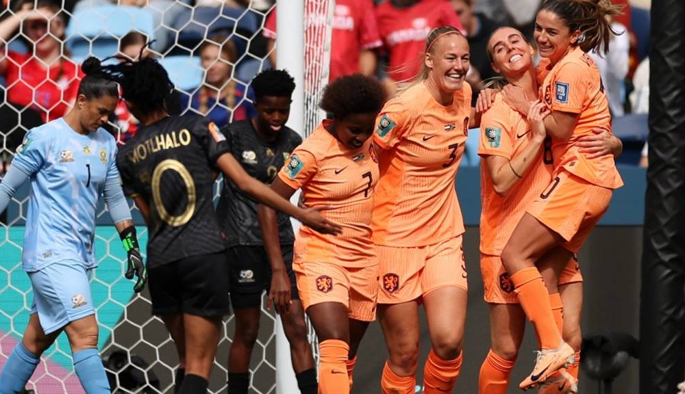 Netherlands Knocks Out South Africa 2-0 To Reach Women's World Cup Quarterfinals