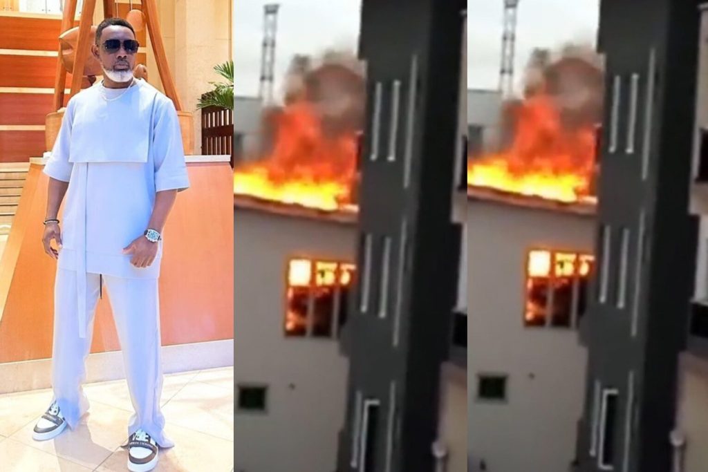 Comedian AY Makun Reacts As Fire Razes His House In Lagos [Video]