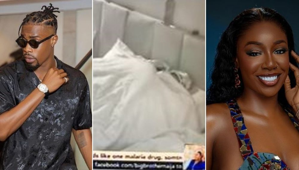 BBNaija All Stars: Neo Akpofure And Tolanibaj Share Intimate Moment Under Duvet [Video]