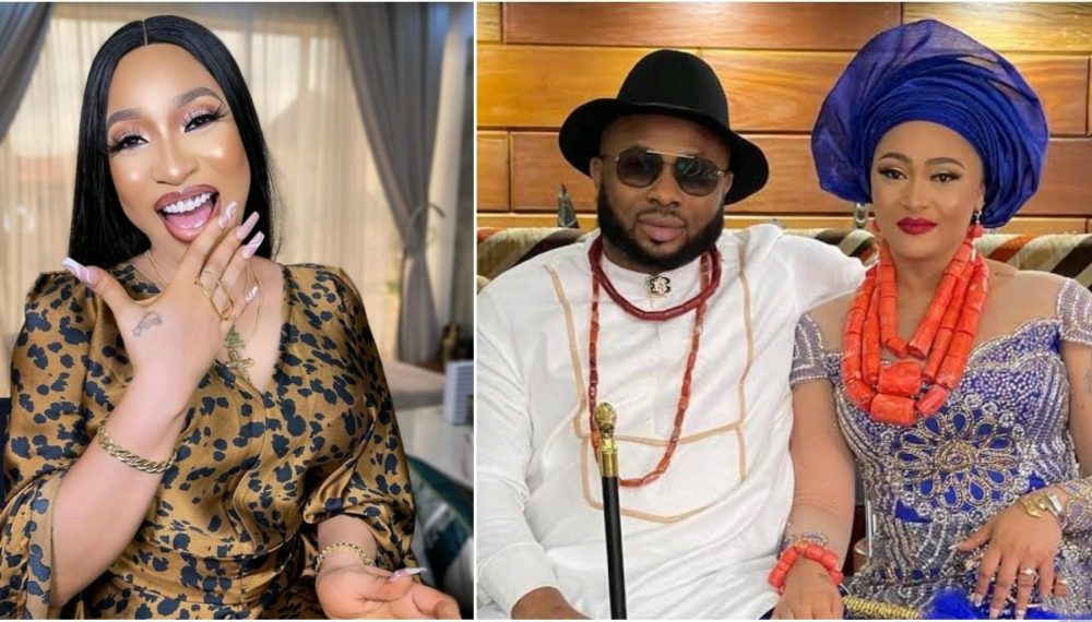Tonto Dikeh Reacts To Reports Of Olakunle Churchill And Rosy Meurer’s Marriage Collapse