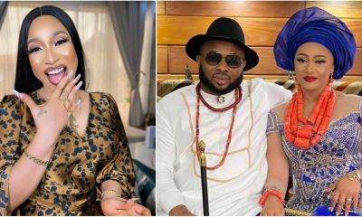 Tonto Dikeh Reacts To Reports Of Olakunle Churchill And Rosy Meurer’s Marriage Collapse