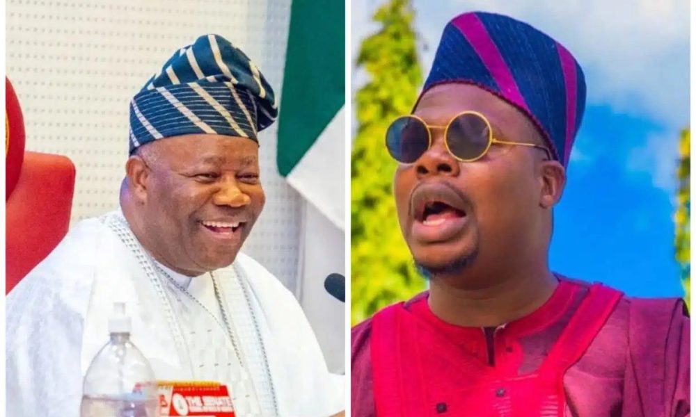 "This Isn’t Leadership" – Mr Macaroni Slams Akpabio Over Holiday Money For Senators