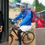 “Oya Send Account” – Davido Tells Fan Cycling From Benue To Lagos To Meet Him