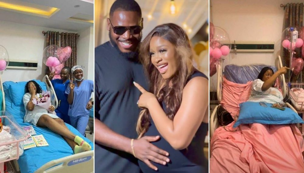 BBNaija All Stars Housemate, Frodd Welcomes First Child With His Wife, Chioma [Photos]