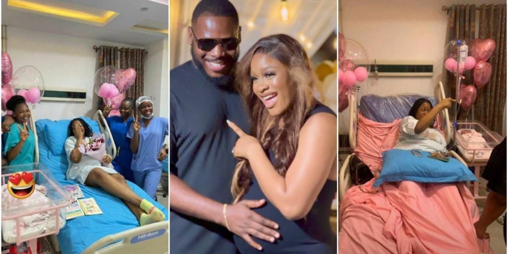 BBNaija All Stars Housemate, Frodd Welcomes First Child With His Wife, Chioma [Photos]