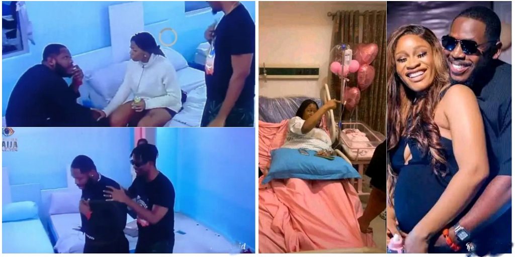 "I'll Have To Leave The House" – Frodd Tells Angel After His WIfe Gave Birth To Baby Girl [Video]