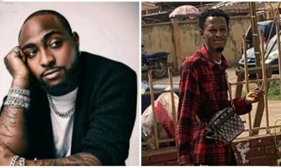 "Nah Your Body Go Tell You" - Davido Reacts As Another Fan Treks From Taraba To Lagos To Meet Him