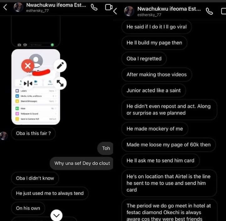 Esther Nwachukwu Reveals How She Had Extramarital Affairs With Junior Pope