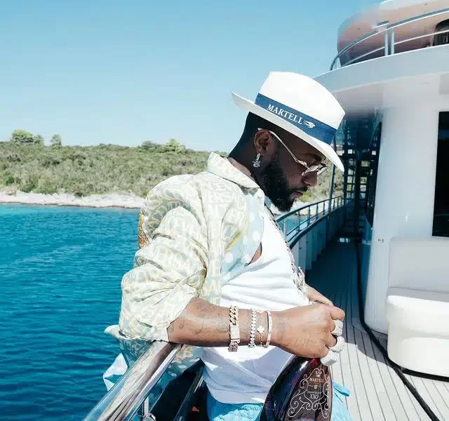 Davido Crowns Himself "Man Of The Year" As He Cruise On A Yacht [Video]