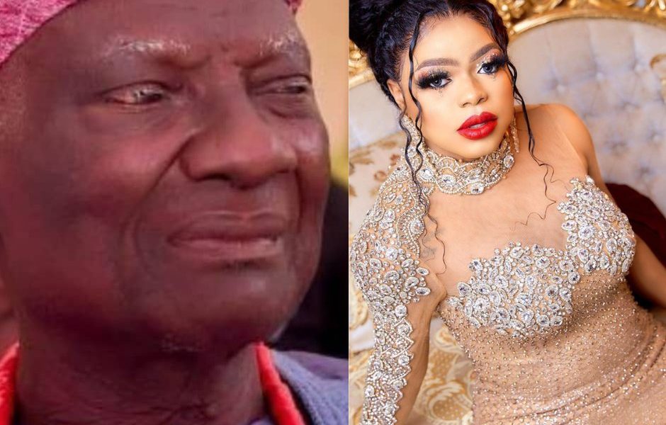 Popular Nigerian Crossdresser, Bobrisky Loses Father 1
