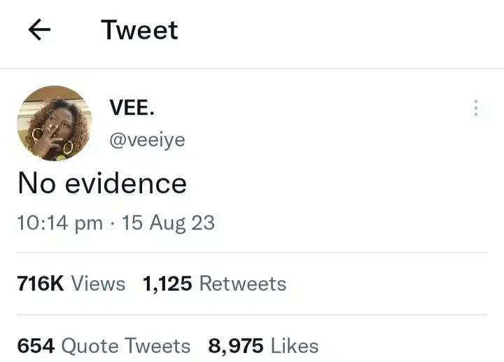 BBNaija: Vee Reacts As Neo Reveals Why They Couldn’t Reconcile After Breakup [Video]