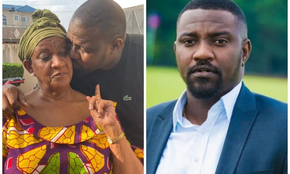 "My Heart Is Broken" - Actor John Dumelo Says As He Announces His Mother's Death