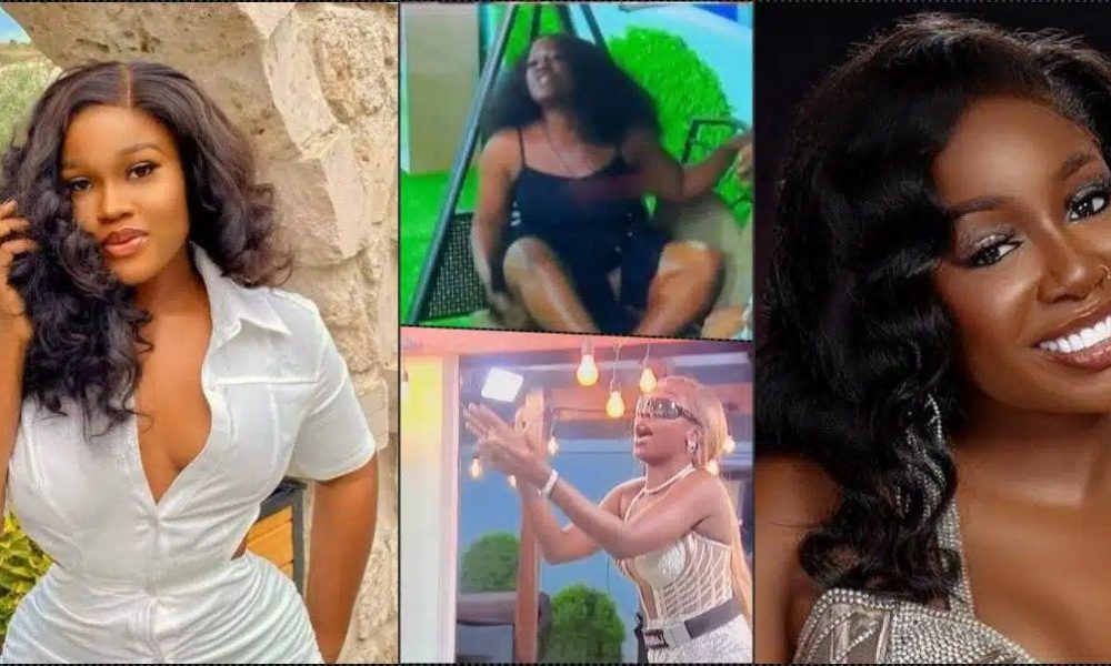 BBNaija: "Stupid Dwarf, Go And Lose Weight" — CeeC And Tolanibaj Fights Dirty [Video]