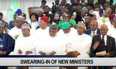 HAPPENING NOW: President Tinubu Swears In New Ministers 2