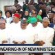 HAPPENING NOW: President Tinubu Swears In New Ministers 8 HAPPENING NOW: President Tinubu Swears In New Ministers 3