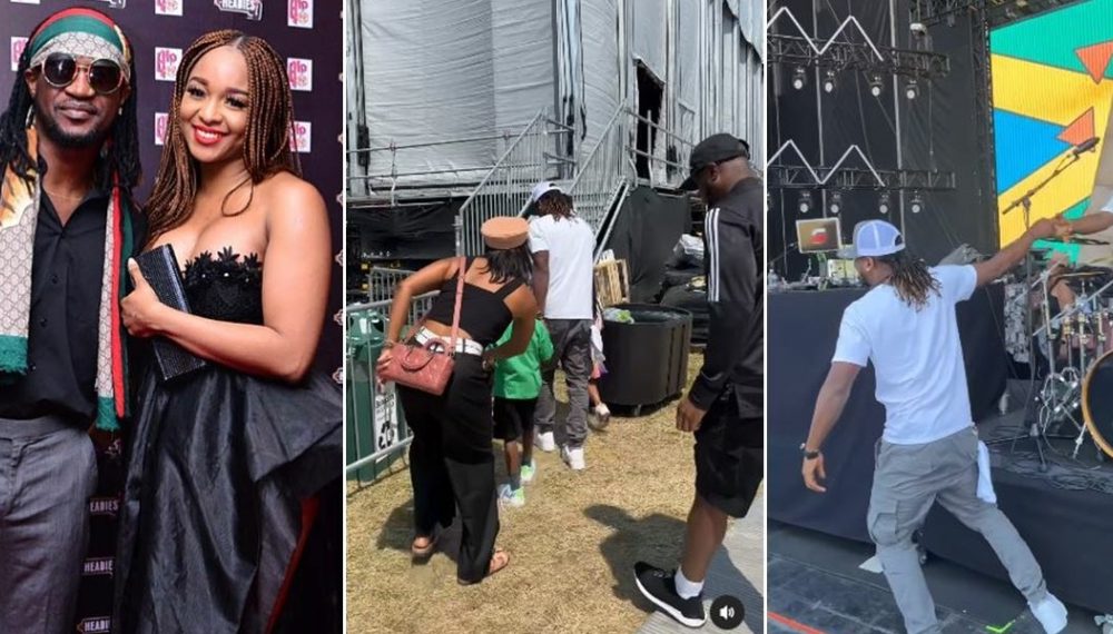 Paul Okoye Links Up With Ex-Wife, Anita As They Take Their Kids To Concert Rehearsal [video]