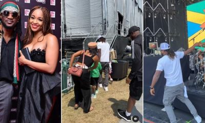Paul Okoye Links Up With Ex-Wife, Anita As They Take Their Kids To Concert Rehearsal [video]