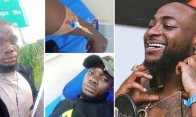Benue Cyclist, Emmiwuks Hospitalized After 15-Day Road Trip To See Davido In Lagos [Video]