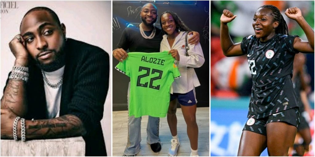 "I Reject Any Spirit Of Babymama" - Nigerians Reacts As Davido Links Up With Michelle Alozie