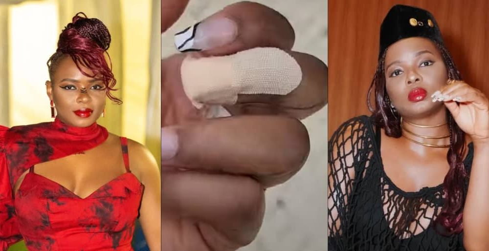 "The Blood Of Jesus Spoke For Us" - Yemi Alade Says As She Survives Car Accident In Spain [Video]