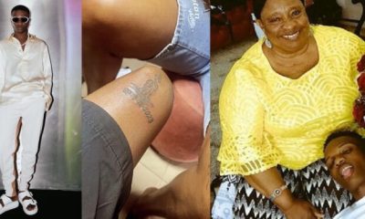 Wizkid's Fan Honors His Late Mother With Permanent Tattoo