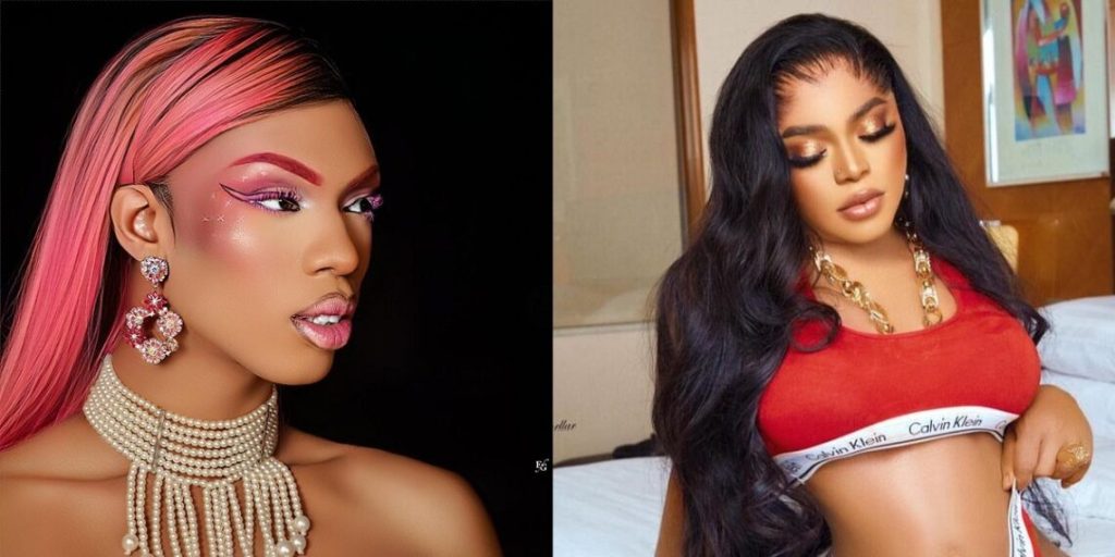 "Girl Calm Down" - James Brown Tells Bobrisky After He Showed Off His New Curvy Body [Video]