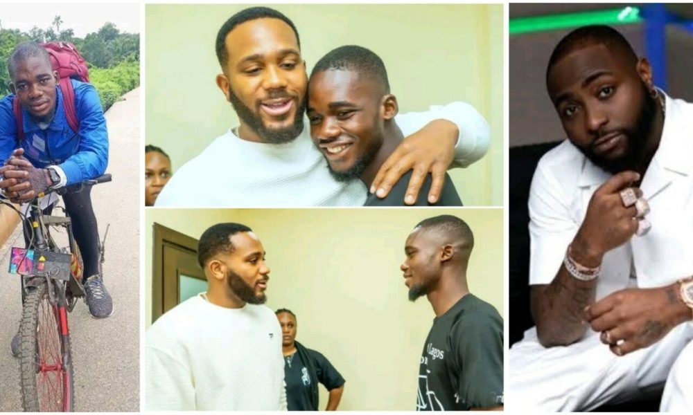 “Great News Coming Soon" – Davido’s Cycling Fan Says As He Link Up With Kiddwaya