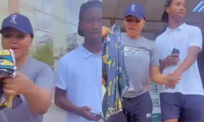 Regina Daniel Dances For Joy As Her Stepson Buys 15k Wrapper For Her [Video]