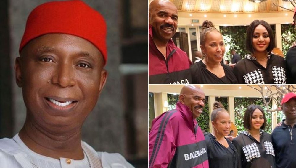 Ned Nwoko Reacts To Steve Harvey's Alleged Divorce With Wife, Marjorie Elaine