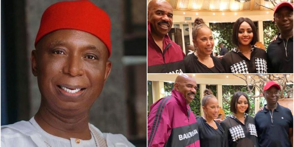 Ned Nwoko Reacts To Steve Harvey's Alleged Divorce With Wife, Marjorie Elaine