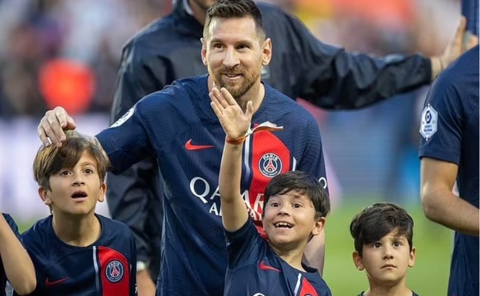 Messi's 10-year-old son