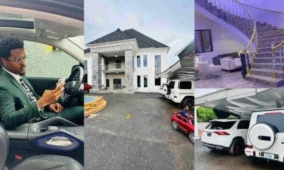 Tech Guru, BLord Show Off His New Palatial Mansion In Anambra [Photos/Video]