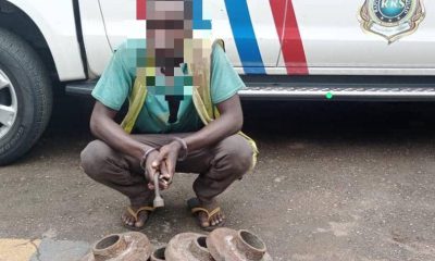 Police Arrests 21-Year-Old Man While Removing Brain Ducts From Third Mainland Bridge